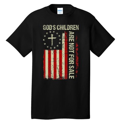 Gods Children Are Not For Sale Funny Quote Gods Children Tall T-Shirt