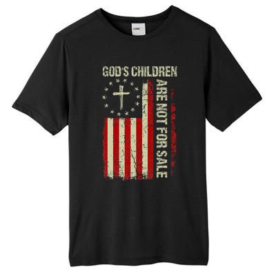 Gods Children Are Not For Sale Funny Quote Gods Children Tall Fusion ChromaSoft Performance T-Shirt