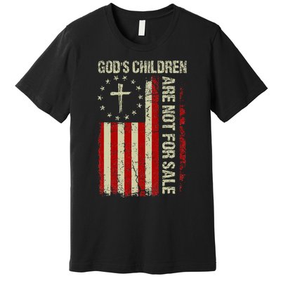 Gods Children Are Not For Sale Funny Quote Gods Children Premium T-Shirt