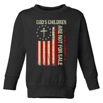 Gods Children Are Not For Sale Funny Quote Gods Children Toddler Sweatshirt