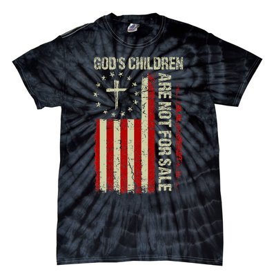 Gods Children Are Not For Sale Funny Quote Gods Children Tie-Dye T-Shirt