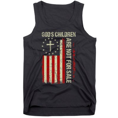 Gods Children Are Not For Sale Funny Quote Gods Children Tank Top