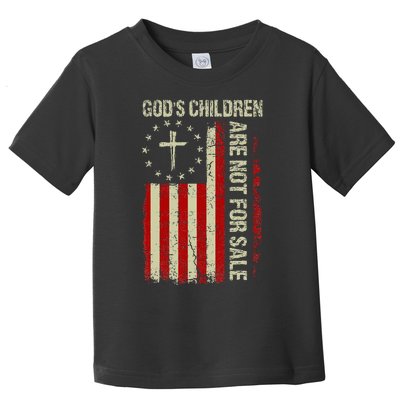 Gods Children Are Not For Sale Funny Quote Gods Children Toddler T-Shirt