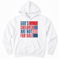 Gods Children Are Not For Sale Vintage Distressed Hoodie