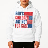 Gods Children Are Not For Sale Vintage Distressed Hoodie