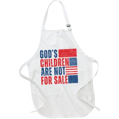 Gods Children Are Not For Sale Vintage Distressed Apron