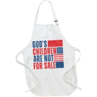 Gods Children Are Not For Sale Vintage Distressed Apron