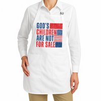 Gods Children Are Not For Sale Vintage Distressed Apron
