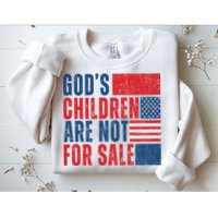 Gods Children Are Not For Sale Vintage Distressed Sweatshirt