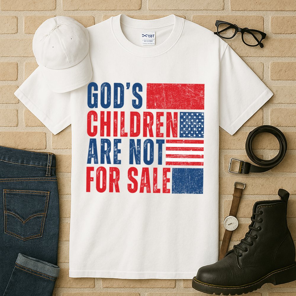 Gods Children Are Not For Sale Vintage Distressed Tall T-Shirt