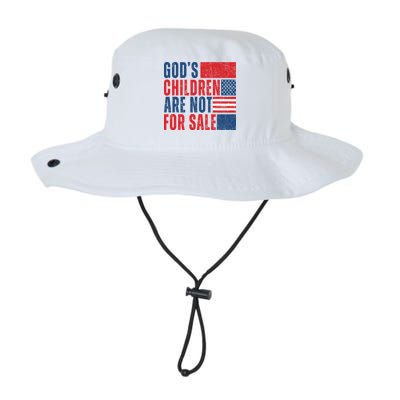 Gods Children Are Not For Sale Vintage Distressed Bucket Hat