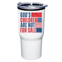 Gods Children Are Not For Sale Vintage Distressed Tumbler