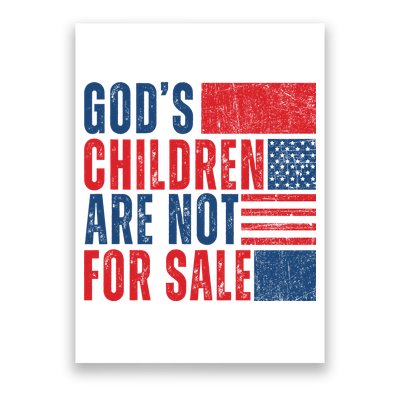 Gods Children Are Not For Sale Vintage Distressed Poster