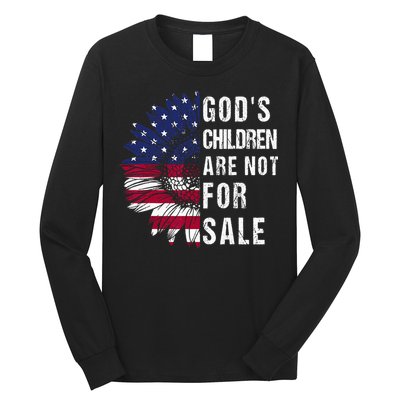 God's Children Are Not For Sale Funny Political Long Sleeve Shirt