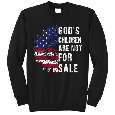 God's Children Are Not For Sale Funny Political Sweatshirt