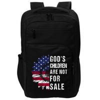 God's Children Are Not For Sale Funny Political Impact Tech Backpack