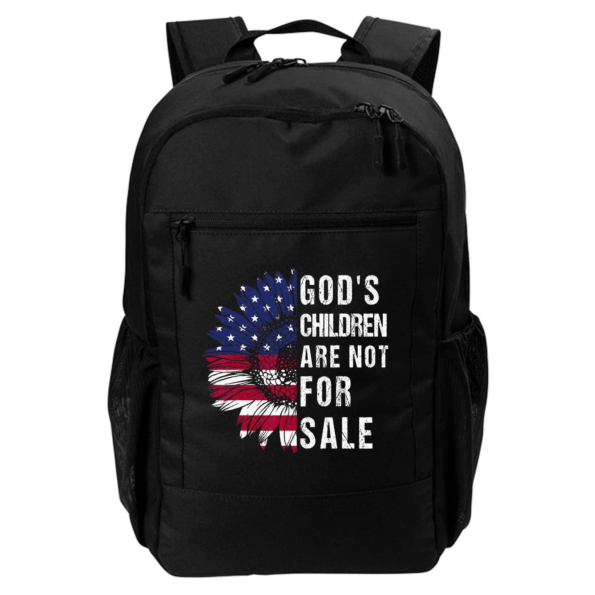 God's Children Are Not For Sale Funny Political Backpack