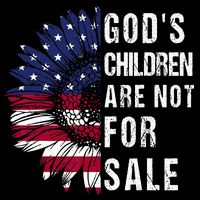 God's Children Are Not For Sale Funny Political Backpack