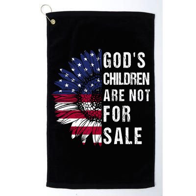 God's Children Are Not For Sale Funny Political Golf Towel