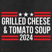 Grilled Cheese And Tomato Soup 2024 Funny Foodie Food 7 Panel Mesh Trucker Snapback Hat