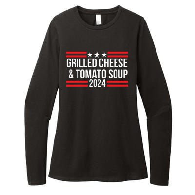 Grilled Cheese And Tomato Soup 2024 Funny Foodie Food Womens CVC Long Sleeve Shirt