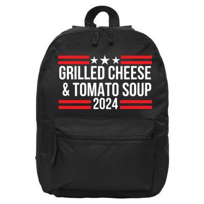 Grilled Cheese And Tomato Soup 2024 Funny Foodie Food 16 in Basic Backpack