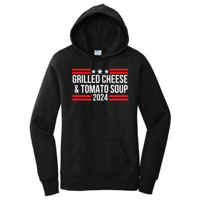 Grilled Cheese And Tomato Soup 2024 Funny Foodie Food Women's Pullover Hoodie