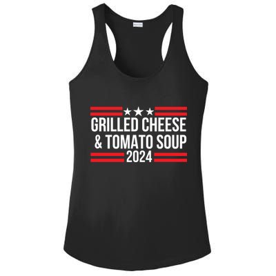Grilled Cheese And Tomato Soup 2024 Funny Foodie Food Ladies PosiCharge Competitor Racerback Tank