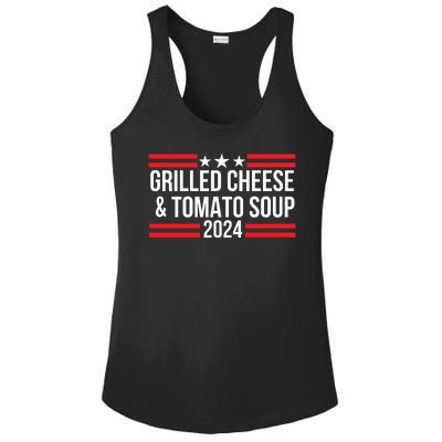 Grilled Cheese And Tomato Soup 2024 Funny Foodie Food Ladies PosiCharge Competitor Racerback Tank