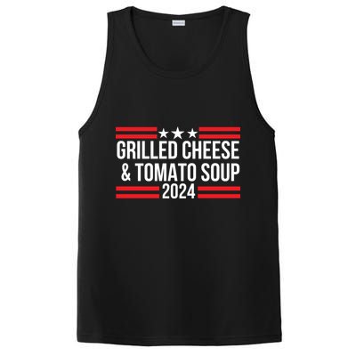 Grilled Cheese And Tomato Soup 2024 Funny Foodie Food PosiCharge Competitor Tank