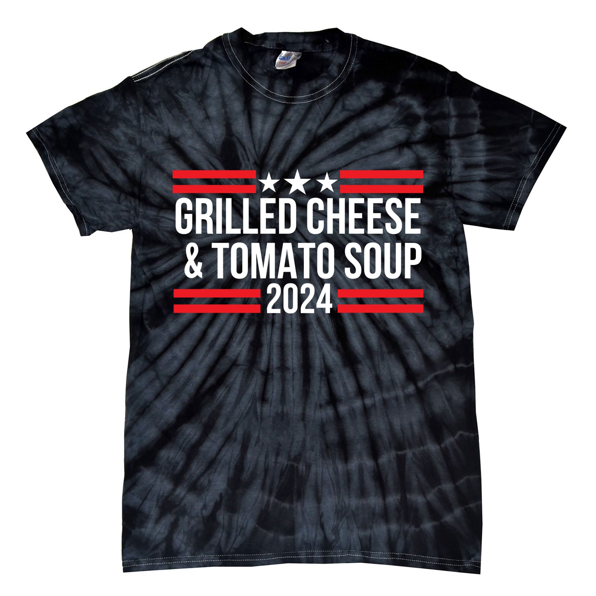 Grilled Cheese And Tomato Soup 2024 Funny Foodie Food Tie-Dye T-Shirt