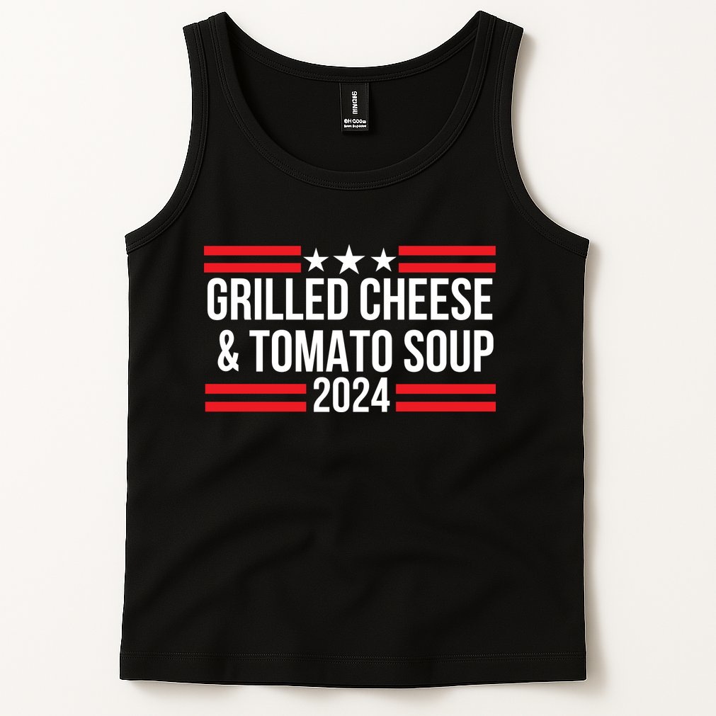 Grilled Cheese And Tomato Soup 2024 Funny Foodie Food Tank Top