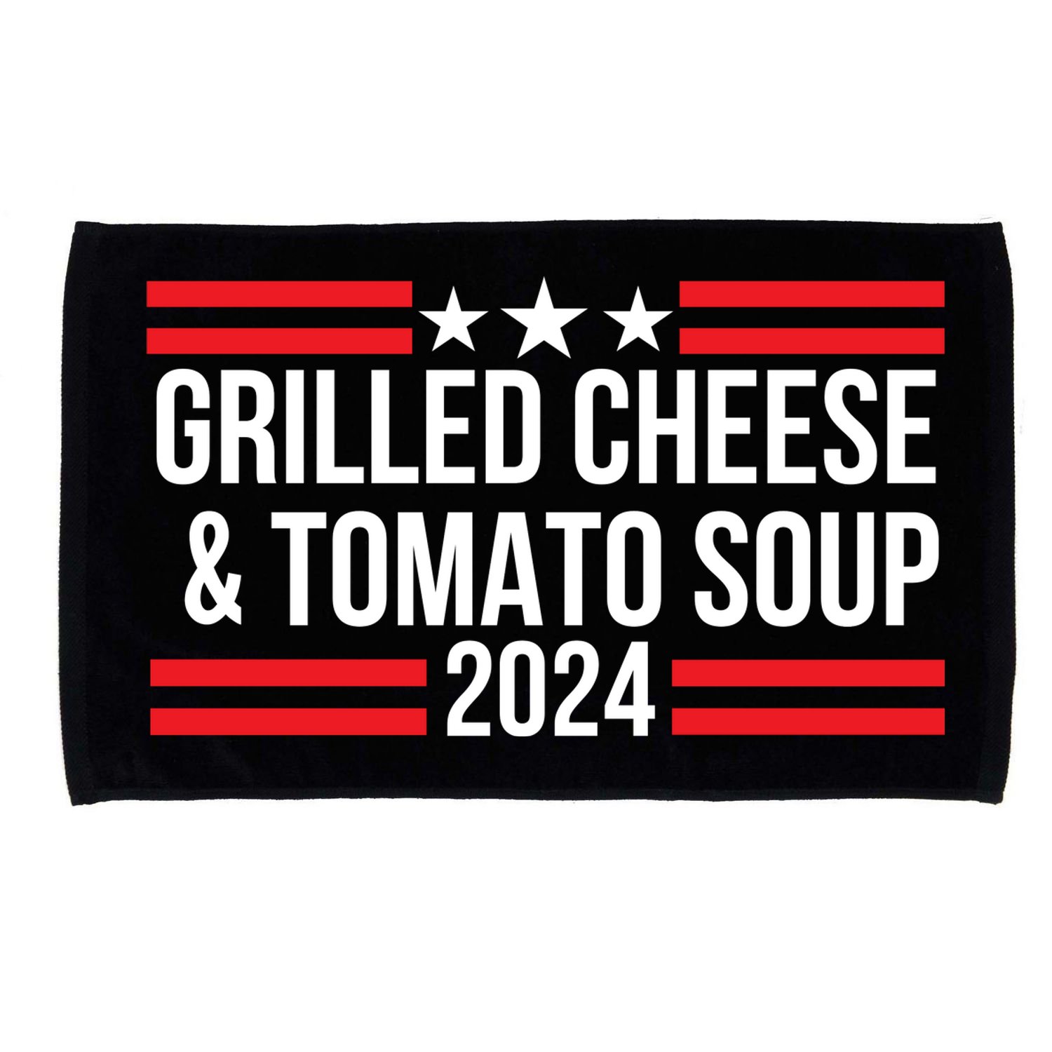 Grilled Cheese And Tomato Soup 2024 Funny Foodie Food Microfiber Hand Towel