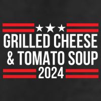 Grilled Cheese And Tomato Soup 2024 Funny Foodie Food Microfiber Hand Towel