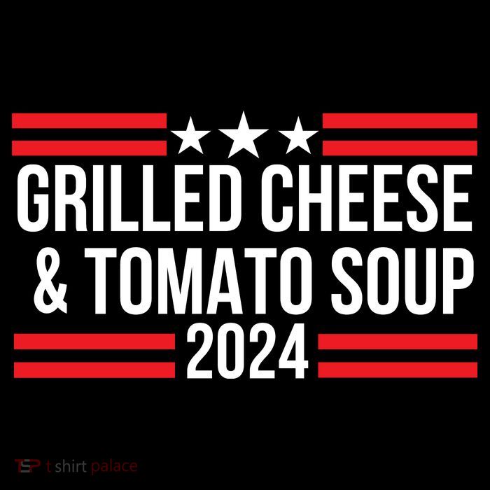 Grilled Cheese And Tomato Soup 2024 Funny Foodie Food Womens T-Shirt