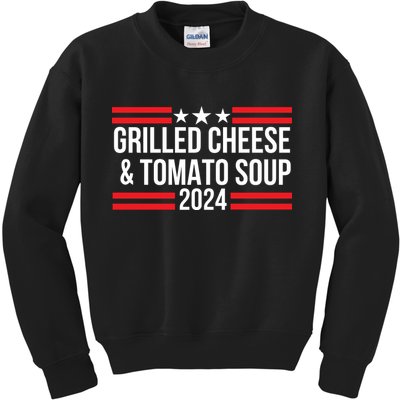 Grilled Cheese And Tomato Soup 2024 Funny Foodie Food Kids Sweatshirt