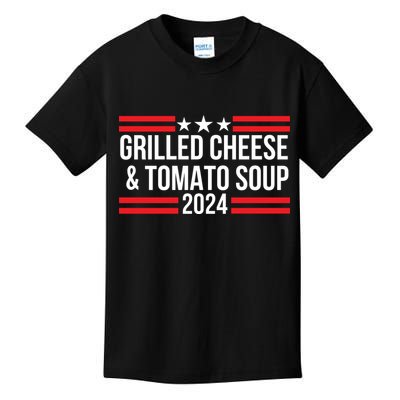 Grilled Cheese And Tomato Soup 2024 Funny Foodie Food Kids T-Shirt