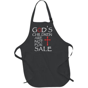 Gods Children Are Not For Sale Movie Quote Full-Length Apron With Pockets