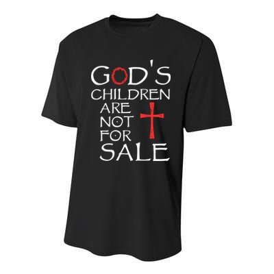 Gods Children Are Not For Sale Movie Quote Youth Performance Sprint T-Shirt