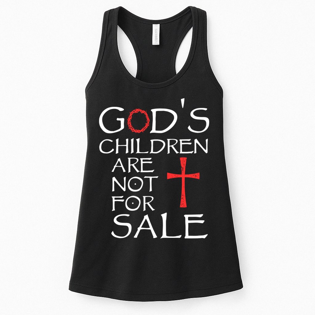 Gods Children Are Not For Sale Movie Quote Womens Tank Top