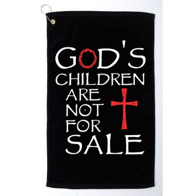 Gods Children Are Not For Sale Movie Quote Golf Towel