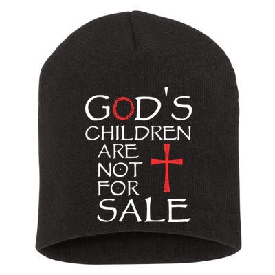 Gods Children Are Not For Sale Movie Quote Short Acrylic Beanie