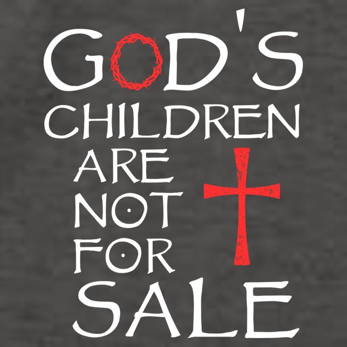 Gods Children Are Not For Sale Movie Quote Vector Backpack