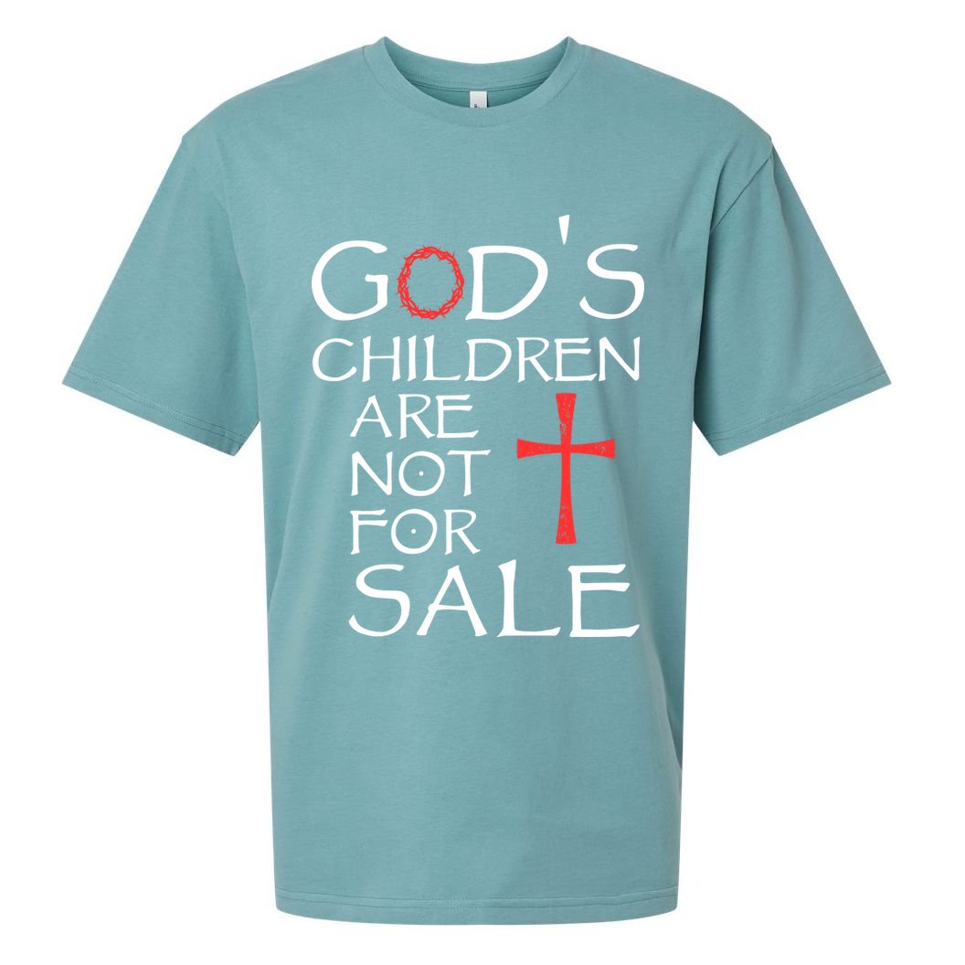 Gods Children Are Not For Sale Movie Quote Sueded Cloud Jersey T-Shirt