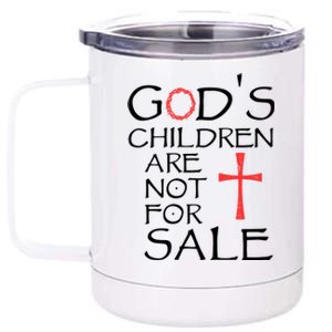 Gods Children Are Not For Sale Movie Quote 12 oz Stainless Steel Tumbler Cup