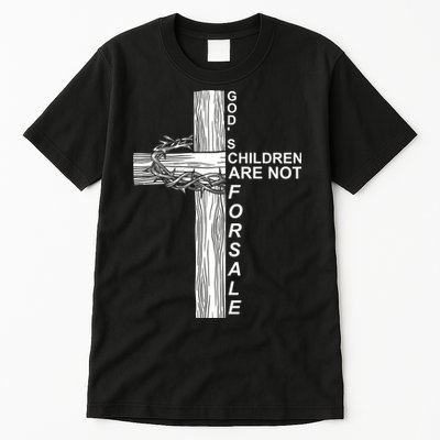 Gods Children Are Not For Sale Cross Tall T-Shirt