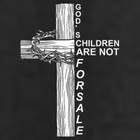 Gods Children Are Not For Sale Cross 15oz Campfire Ceramic Mug
