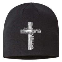 Gods Children Are Not For Sale Cross Sustainable Beanie