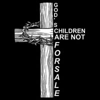 Gods Children Are Not For Sale Cross Sustainable Beanie