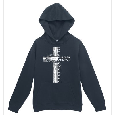 Gods Children Are Not For Sale Cross Urban Pullover Hoodie